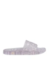 Baldinini Woman Sandals Transparent Size 7 Pvc - Polyvinyl Chloride
