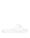 Baldinini Woman Sandals White Size 5 Rubber