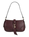 BALDININI BALDININI WOMAN SHOULDER BAG DEEP PURPLE SIZE - POLYURETHANE