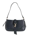 Baldinini Woman Shoulder Bag Midnight Blue Size - Polyurethane In Animal Print