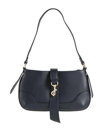 Baldinini Woman Shoulder Bag Midnight Blue Size - Polyurethane In Blue