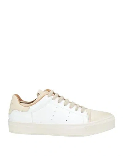 Baldinini Woman Sneakers Beige Size 10 Leather