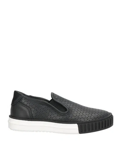 Baldinini Woman Sneakers Black Size 5 Leather