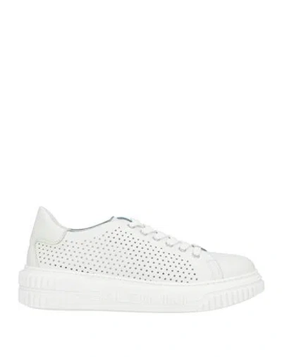 Baldinini Woman Sneakers White Size 11 Calfskin