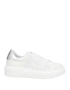 Baldinini Woman Sneakers White Size 8 Leather In White