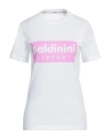 Baldinini Woman T-shirt White Size M Cotton In White