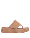 Baldinini Toe Strap Sandals In Brown