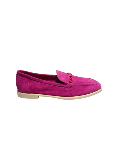 Baldinini-shoes D4e170s1cros7038 Baldinini Shoes Woman Camoscio Fucsia In Pink