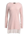 Baldisseri Woman Sweater Light Pink Size 10 Wool, Cashmere, Nylon, Elastane In Pink