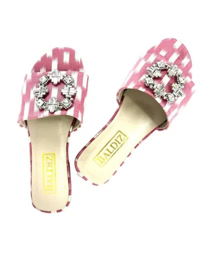 Baldiz Women's Cocktail Slide Sandal In Pink