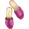 Baldiz Women's Kat Slide Sandal In Pink In Animal Print