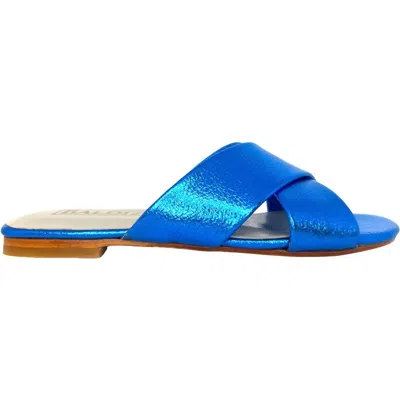 Baldiz Women's Kate Slide Sandal In Royal Blue