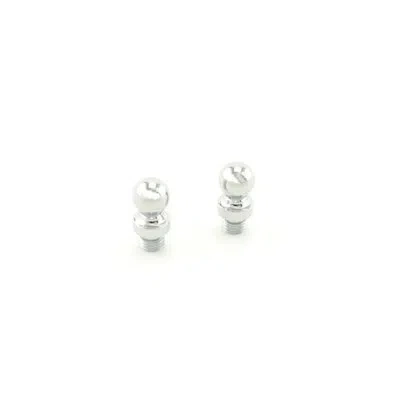 Baldwin 0.8" H X 0.6" W Butt Bearing Pair Door Hinges In Bright Chrome