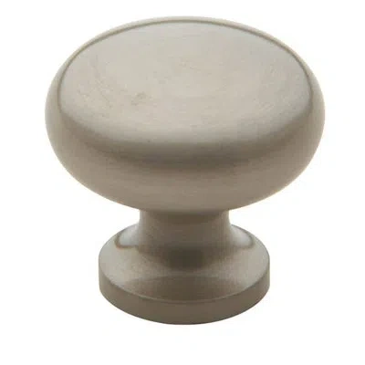 Baldwin 1" Diameter Mushroom Knob In Satin Nickel