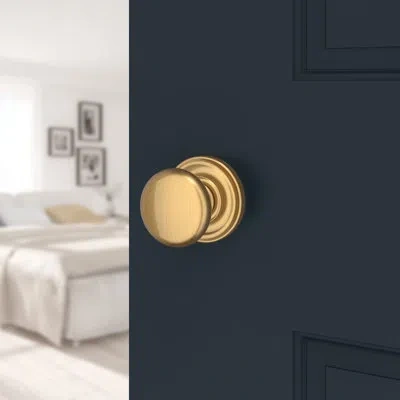 Baldwin 2.1875 X 2.1875 X Lifetime (pvd) Satin Brass Round