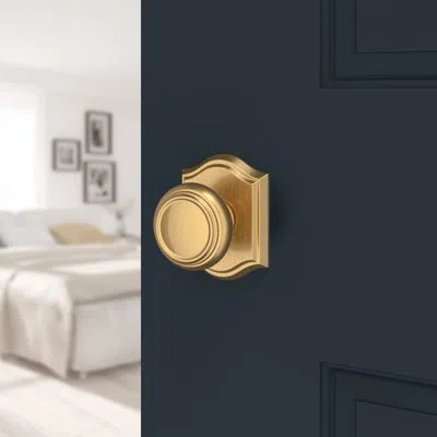 Baldwin 2.21875 X 2.21875 X Lifetime (pvd) Satin Brass Round