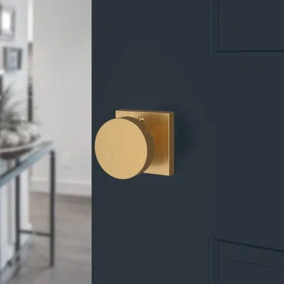 Baldwin 2.34375 X 2.5625 X Lifetime (pvd) Satin Brass Square
