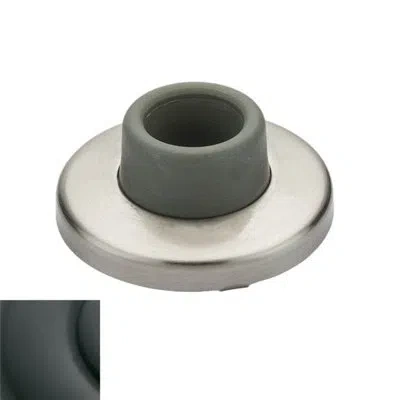 Baldwin 2.375" Concave Wall/handle Bumper In Oil Rubbed Bronze