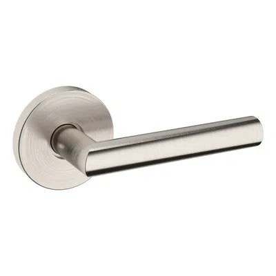 Baldwin 2.625 H X 5.9375 W X 2.6 Passage (hall & Closet) Door Lever In Satin Nickel
