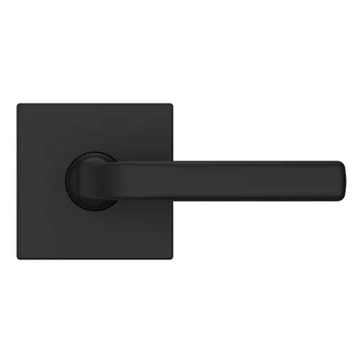 Baldwin 2.65625 H X 5.296875 W X 2.625 Passage (hall & Closet) Door Lever In Satin Black