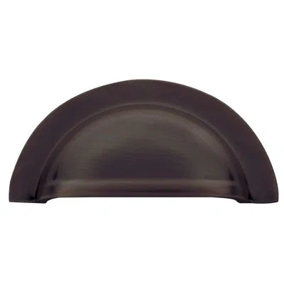 Baldwin 3" Center To Center Cup/bin Pull In Venetian Bronze