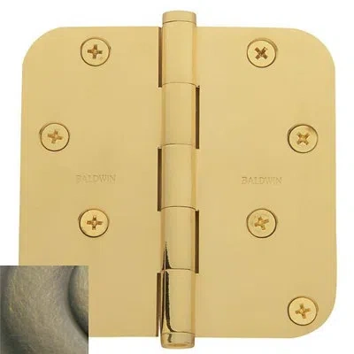 Baldwin 4" H X 4" W Butt Bearing Single Door Hinge In Antique Brass