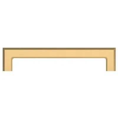 Baldwin 4413 Bevel Pull, 6" Ctc In Satin Brass