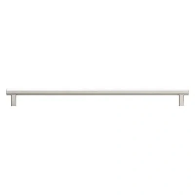 Baldwin 4419 Octagonal Pull, 12" Ctc In Satin Nickel