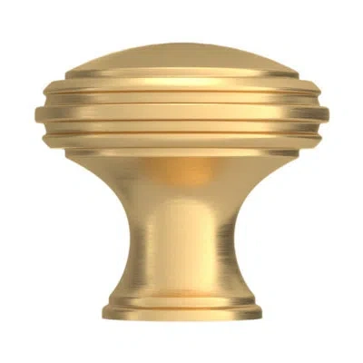Baldwin 4456 Severin Fayerman Collection Knob In Satin Brass