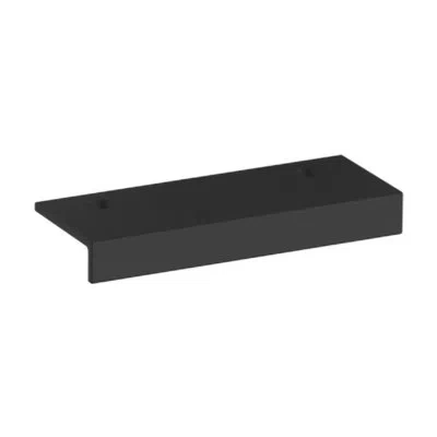 Baldwin 4620 Edge Pull In Satin Black