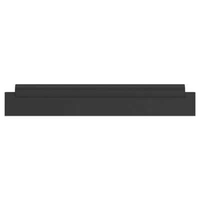 Baldwin 4625 Modern Pull In Satin Black