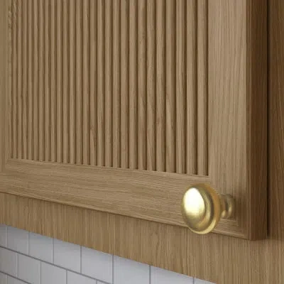 Baldwin 4706 Classic Knob In Satin Brass