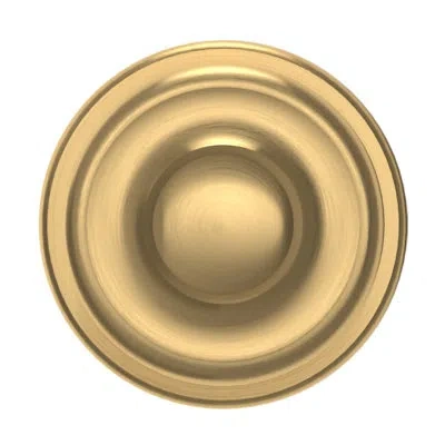 Baldwin 4902 Knob Back Plate In Satin Brass