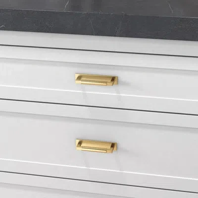 Baldwin 4926 Contemporary Back Plate In Polished Brass