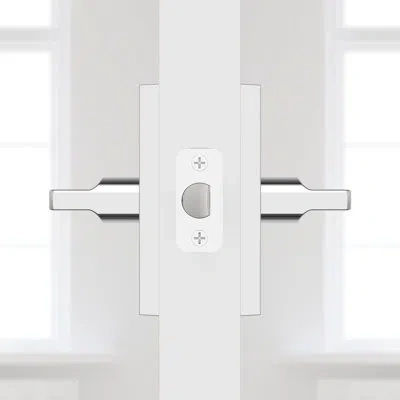 Baldwin 5 H X 5.53125 W X 5 Passage (hall & Closet) Door Lever In Polished Chrome
