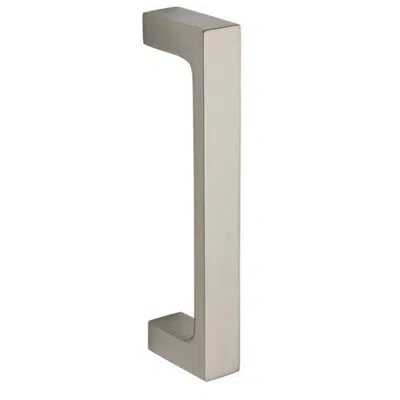 Baldwin Atlanta Door Pull Plate In Satin Nickel