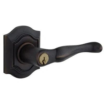 Baldwin Bethpage Double Dummy Door Lever In Oil Rubbed Bronze