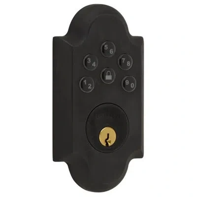 Baldwin Boulder Arched Electronic Deadbolt In Oil Rubbed Bronze