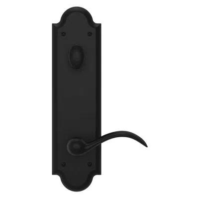 Baldwin Boulder Full Single Cylinder Handleset With 5452v Beavertail Lever In Distressed Oil Rubbed Bronze