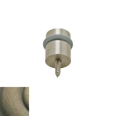 Baldwin Brass Floor Mount Stop In Antique Brass