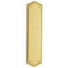 Baldwin Bristol Push Plate In Gold