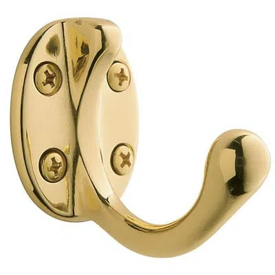 Baldwin Costume Wall Hook In Satin Nickel