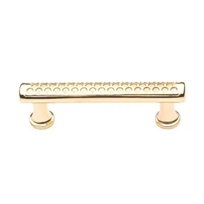 Baldwin Couture 3" Center To Center Bar Pull In Polished Brass