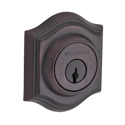 Baldwin Double Cylinder Deadbolt With Smartkey In Venetian Bronze