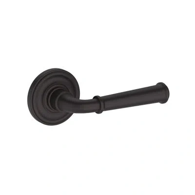 Baldwin Dunsmoor Half Dummy Lever With Traditional Round Rose In In Venetian Bronze