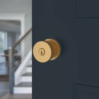 Baldwin Entry Lifetime (pvd) Satin Brass Square
