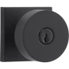 Baldwin Entry Satin Black Square In Satin Black