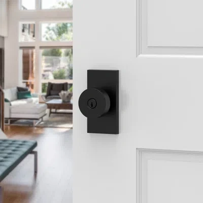 Baldwin Entry Satin Black Square