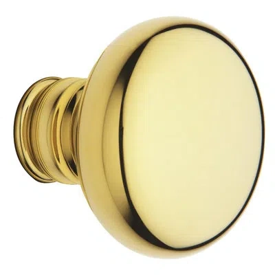 Baldwin Estate Door Knob Pair, Less Rose In Unlacquered Brass