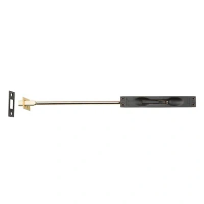 Baldwin Flush Bolt In Antique Brass